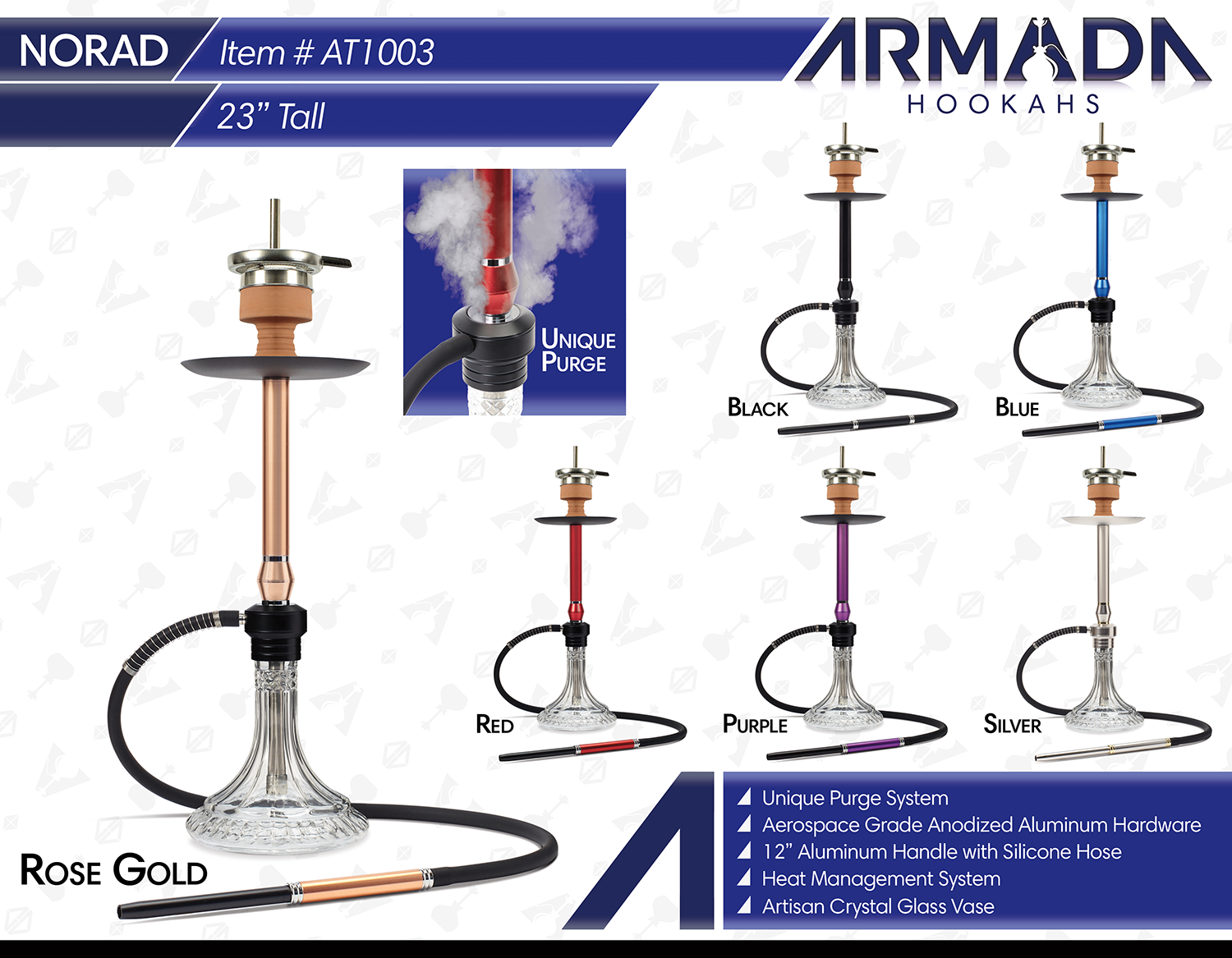 Armada Hookah AT1003 Pipe Zone