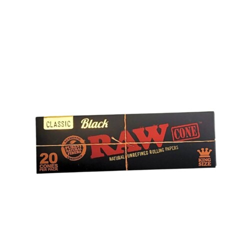 RAW BLACK 20CT KING SIZE - Pipe Zone