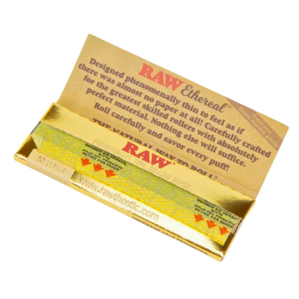 Raw Ethereal 1 1 4 Rolling Papers Pipe Zone