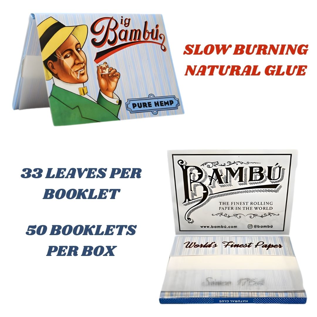 BIG BAMBU PURE HEMP ROLLING PAPERS IMAGE-2