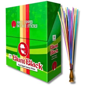 Blunt Black 864-Stick Incense Master Display - 12 Fragrance Assortment (72 Pouches)
