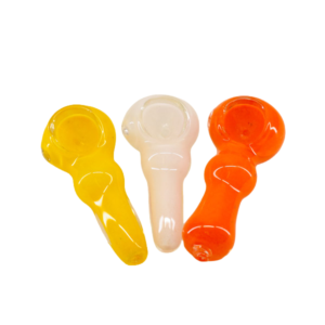 GHP-1837 Solid Color Glass Hand Pipe – 2.5" Heavy-Wall