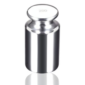 200g Precision Scale Calibration Weight - Carbon Steel with Chrome Finish