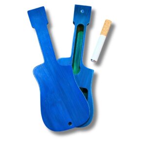 5.5"WOOD GUITAR DUGOUT (NATURAL & BLUE) DGO-053