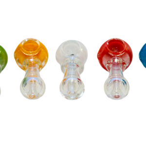 3.5" Frosted Top Glass Hand Pipe - Compact "One-Hitter" Series (GHP-2063)