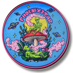 Phoenix Star Silicone Dab Mat - Heavy Duty Heat-Resistant Protective Station (Mixed Designs)