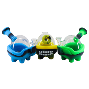 SIL-094 4.5" ALL TEETH MONSTER SILICONE WATER PIPE SKU 112873