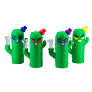 5.5" ANGRY CACTUS SILICONE WATER PIPE SIL-155