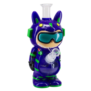 10" LA FUFU SILICONE/RESIN WATER PIPE SIL-209