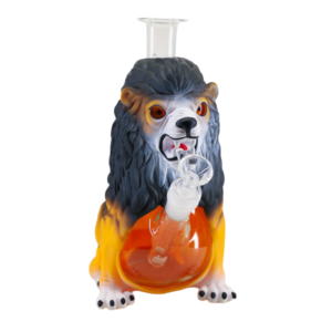 9" ANGRY LION SILICONE WATER PIPE SIL-240