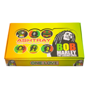 Bob Marley Official Collectible Ashtrays - 6 Count Display Box
