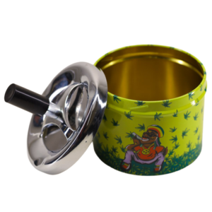 Bokai Heavy-Duty Break-Resistant Ashtray - Mixed Designs & Office-Ready Series