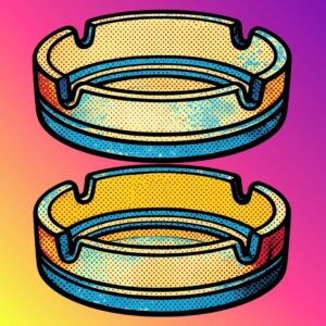 Glass Ashtrays