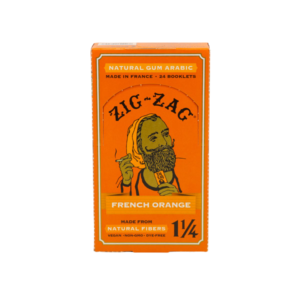 Zig-Zag French Orange 1 1/4 Rolling Papers - 24 Count Retail Display Box